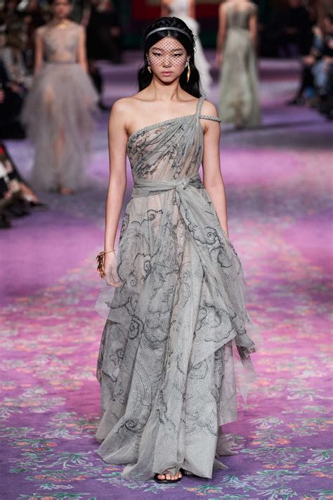 christian dior runway dresses